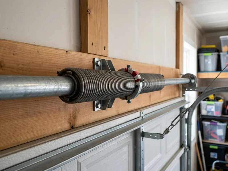 After: New torsion springs installed and door properly balanced in South Shore Chicago